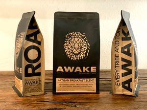 Awake Signature Columbian Coffee by Beckah Shae. Support Beckah Shae's Mission and continued music with each bag purchased.