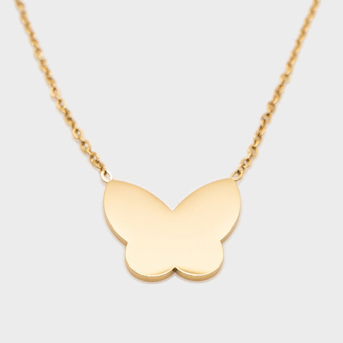 BUTTERFLY PENDANT NECKLACE