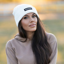 Load image into Gallery viewer, Awake Beanie - Ivory White