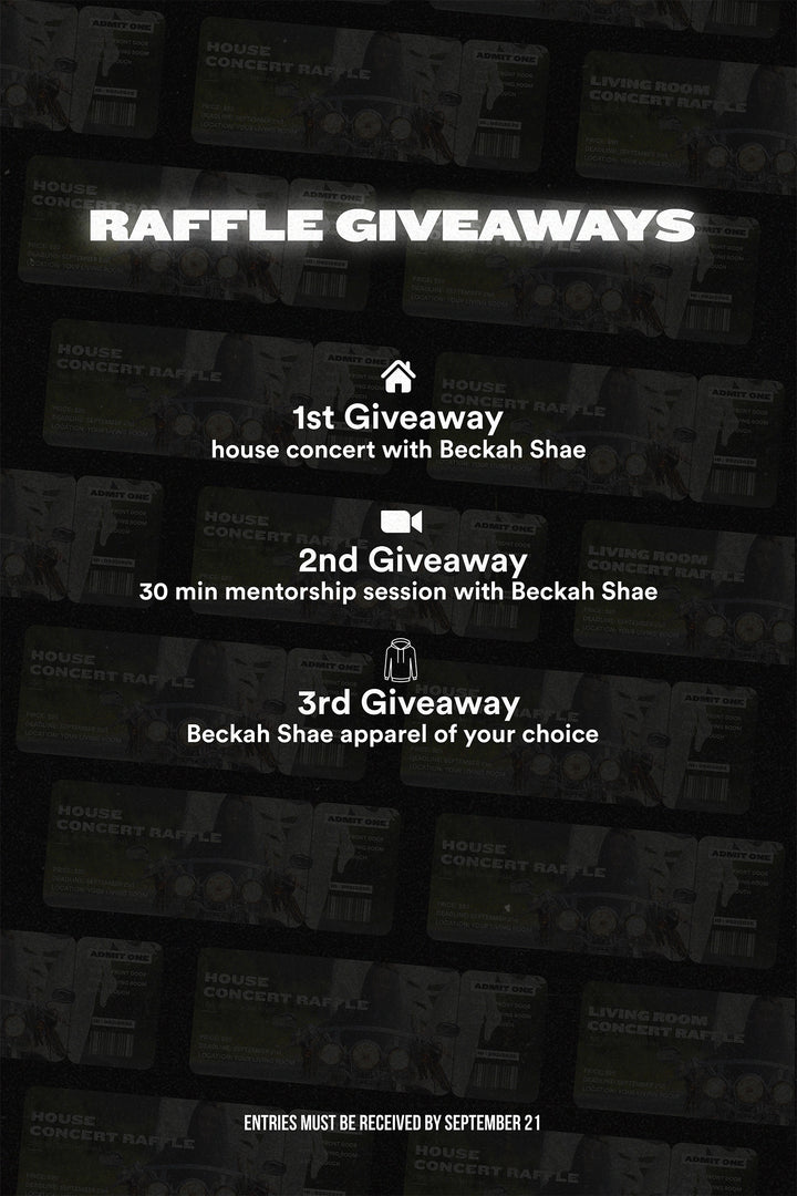 HOUSE CONCERT RAFFLE