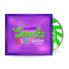 Load image into Gallery viewer, Scripture Snacks Kids - Fun Size, Volume 1 CD
