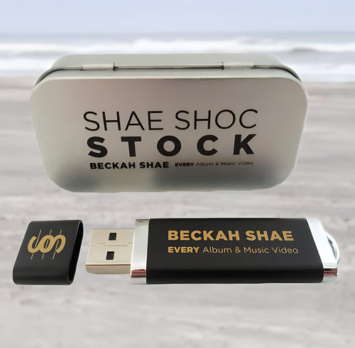 SHAE SHOC STOCK - USB FLASH DRIVE (EVERY ALBUM & MUSIC VIDEO *$170 VALUE)