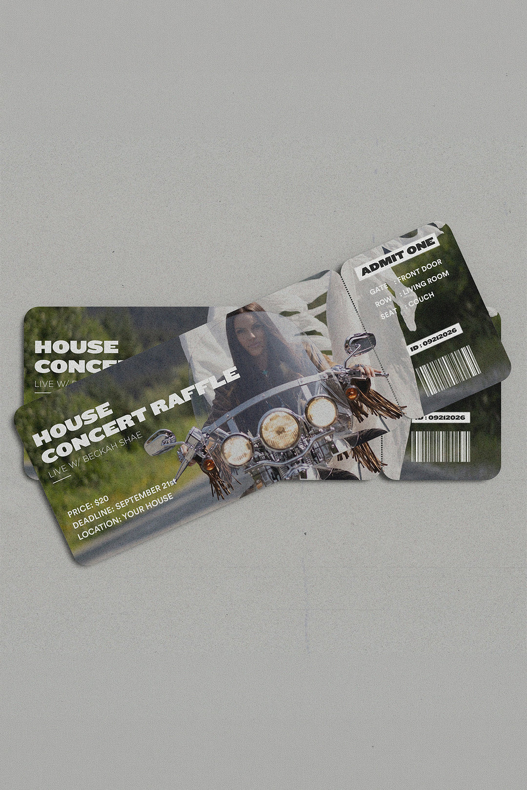 HOUSE CONCERT RAFFLE