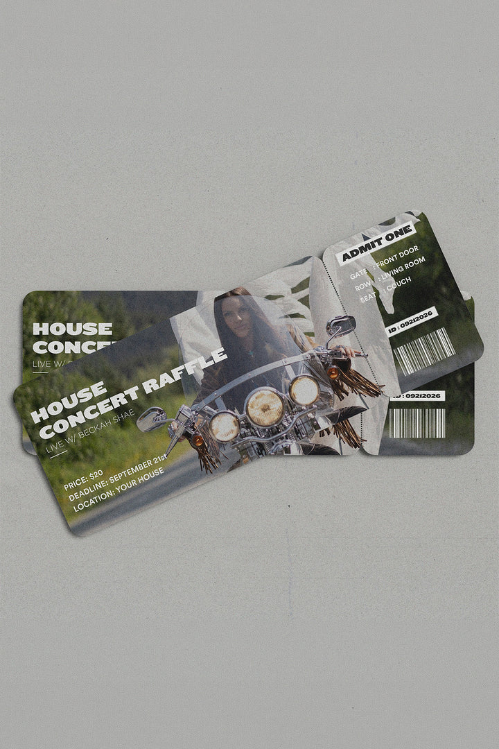HOUSE CONCERT RAFFLE