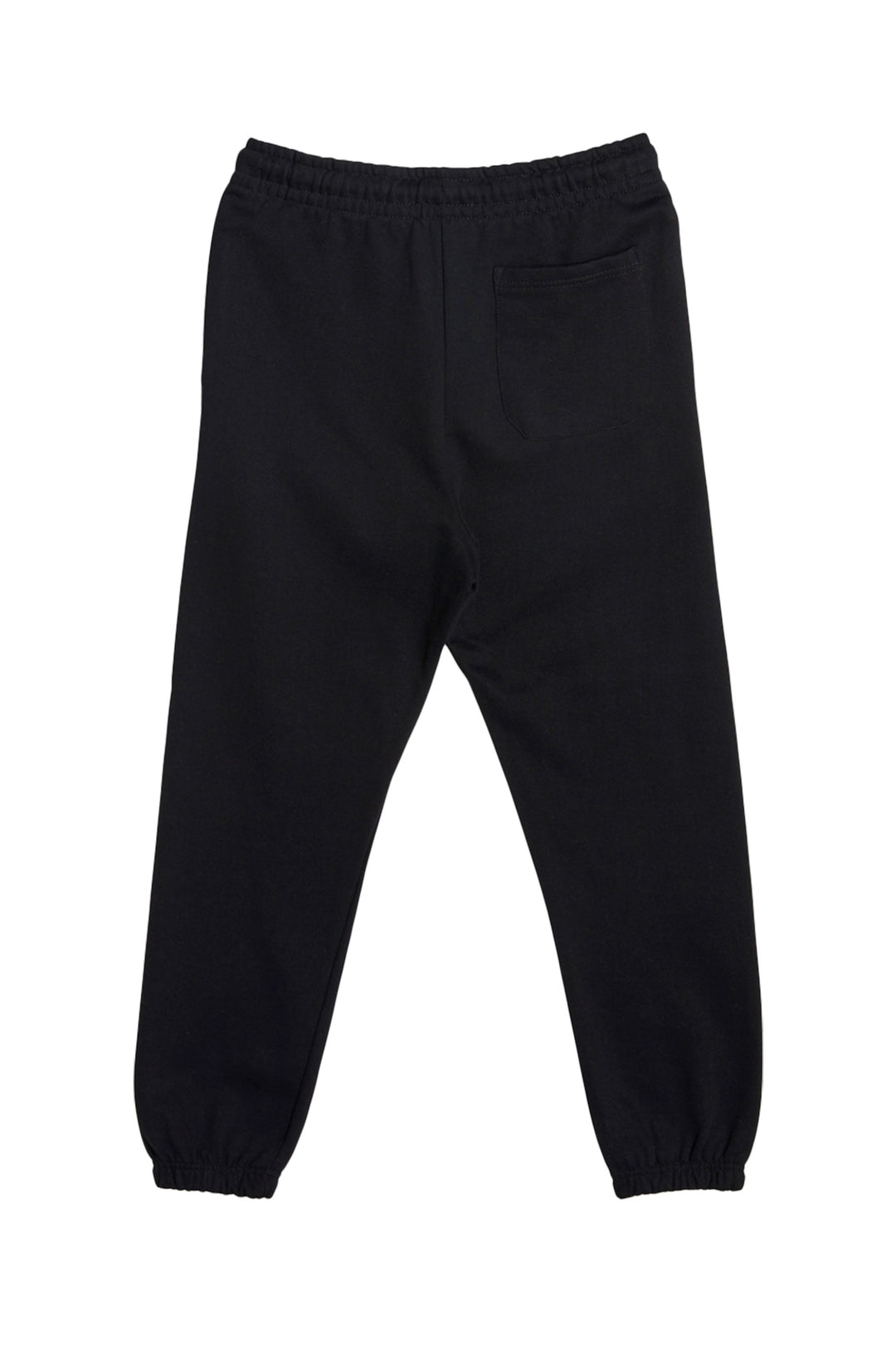 Black sweatpants on a white background