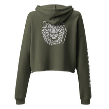 Load image into Gallery viewer, LION AWAKE CROP HOODIE