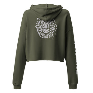 LION AWAKE CROP HOODIE