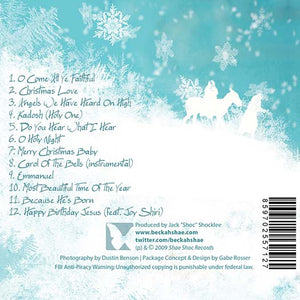 Beckah Shae Emmanuel Album. This CD includes holiday Christmas hit Most Beautiful Time of the Year.