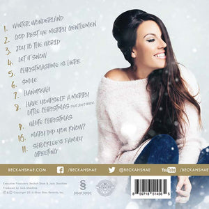 Beckah Shae's Christmas Holiday Album Let It Snow. This CD features Mary Did You Know, Hanukkah, and God Rest Ye Merry Gentlemen..